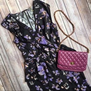 NWT TRACY REESE FLORAL SILK DRESS - 0